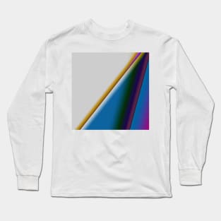 blue green white texture art Long Sleeve T-Shirt